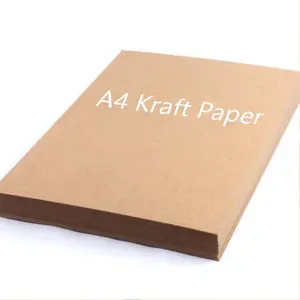 20 Sheets Of Brown Cardstock, A4 Size Paper, Available In Two Thicknesses Of 180gsm And 300gsm, Suitable For Crafting And Painting, Manila Paper