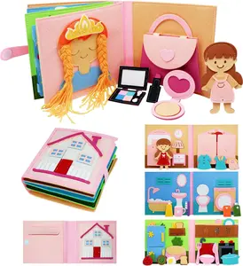 Montessori Felt Busy Book Toddlers Quiet Book