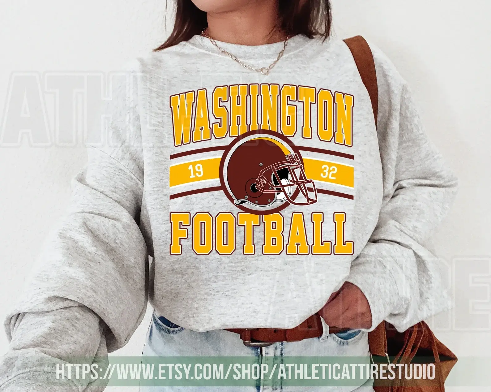 Washington Football Vintage Sweatshirt T-Shirt,Washington Crewneck Commander Sweater,Washington Fan Gift,Washington T-Shirt FLC27