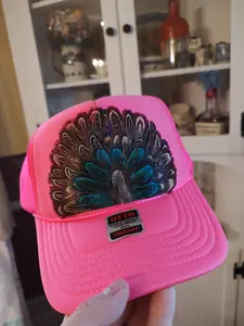 Feather Trucker Hats
