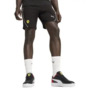 PUMA Mens Scuderia Ferrari Race Shorts Casual Bottoms Casual - Black