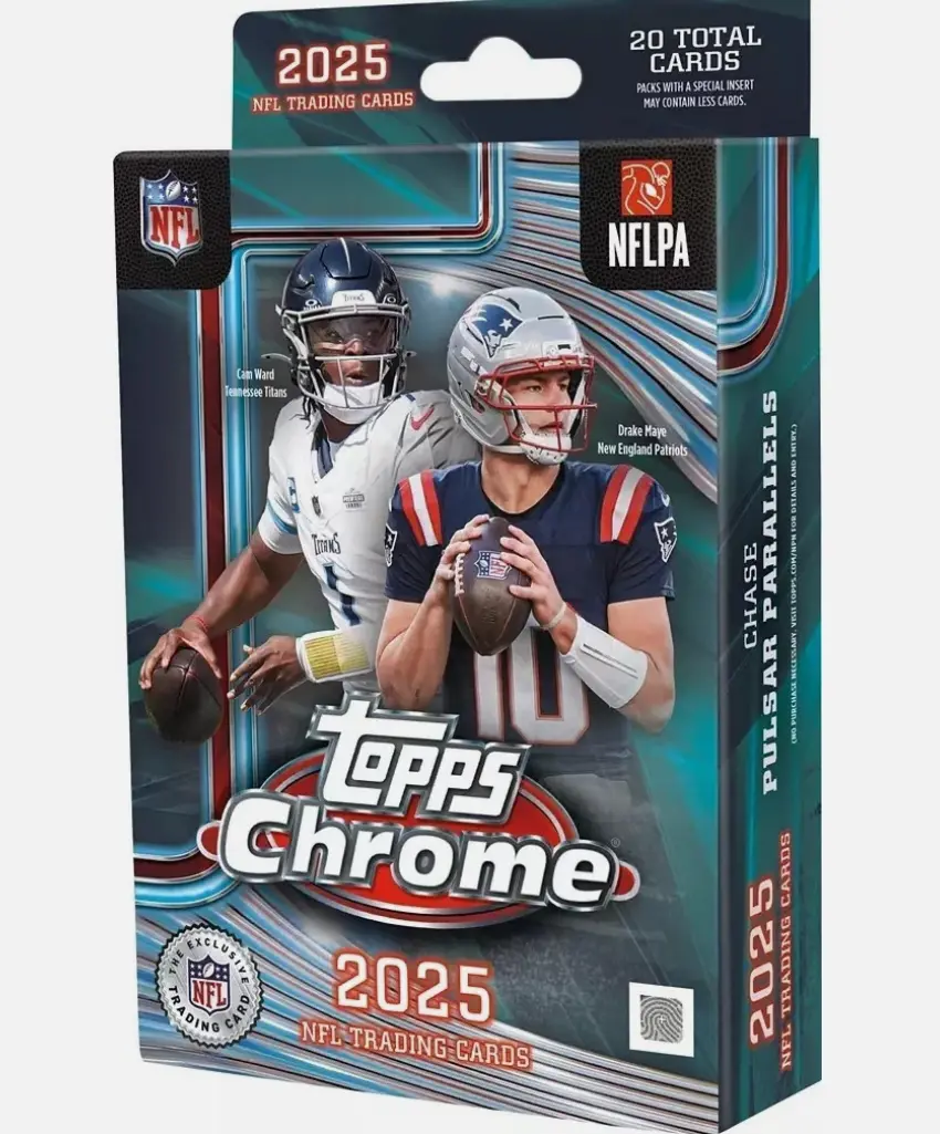 2025 Topps Chrome Football Hanger Box