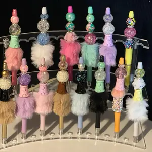 Add On Beaded Pens - Colorful Decorative Writing Tools with Unique Designs and Bead Accents