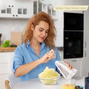 Bidirectional Shredding Cheese and Butter Grinder, Stainless Steel Double-Sided Design, Efficient Food Processing Tool