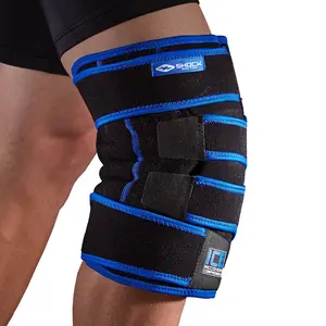 Shock Doctor Ice Recovery Compression Knee Wrap - Hydrating and Supportive Knee Care Solution for Athletes