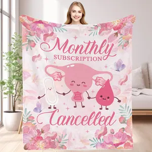 Hysterectomy Gifts for Women Blanket - Get Well Recovery Gifts for Women,  Thanksgiving Gifts for Women, 50×60