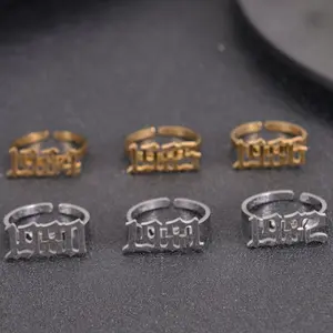 Personalized Birth Year Ring