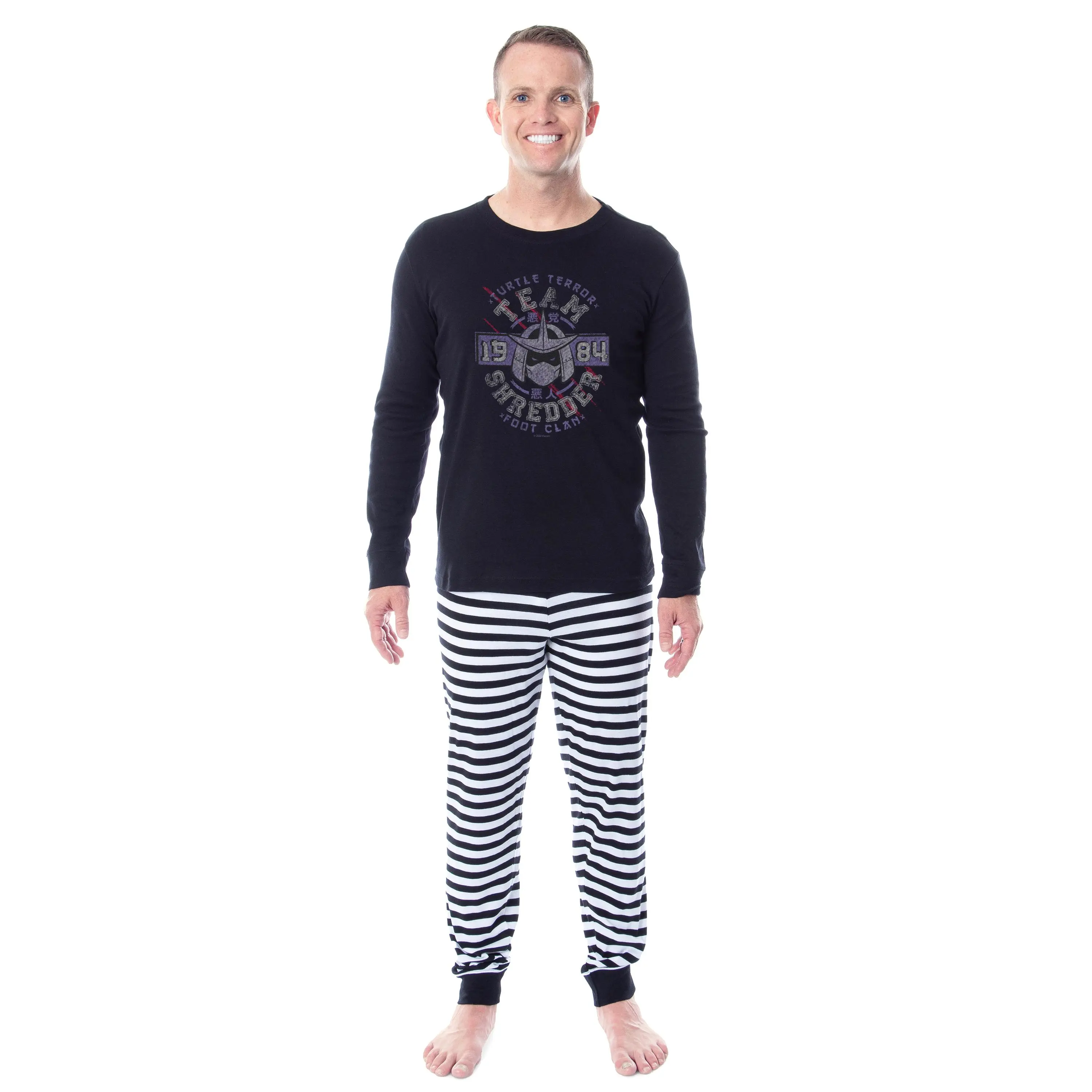 Teenage Mutant Ninja Turtles TMNT Team Shredder Adult Unisex Pajama Set