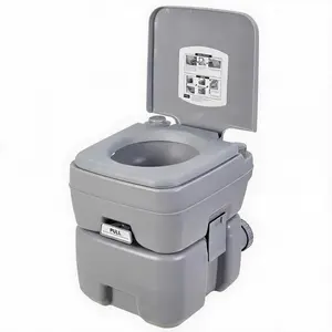 Commercial Grade Portable Toilet 5.3 Gallon – Durable, Restroom Style for Outdoor Use – Ideal for Camping, Construction Sites, and Events