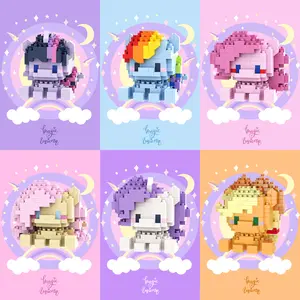 Pony Building Blocks Lega Equestria Girls Figure Twilight Sparkle Building Blocks  Cartoon Character Toys For Children