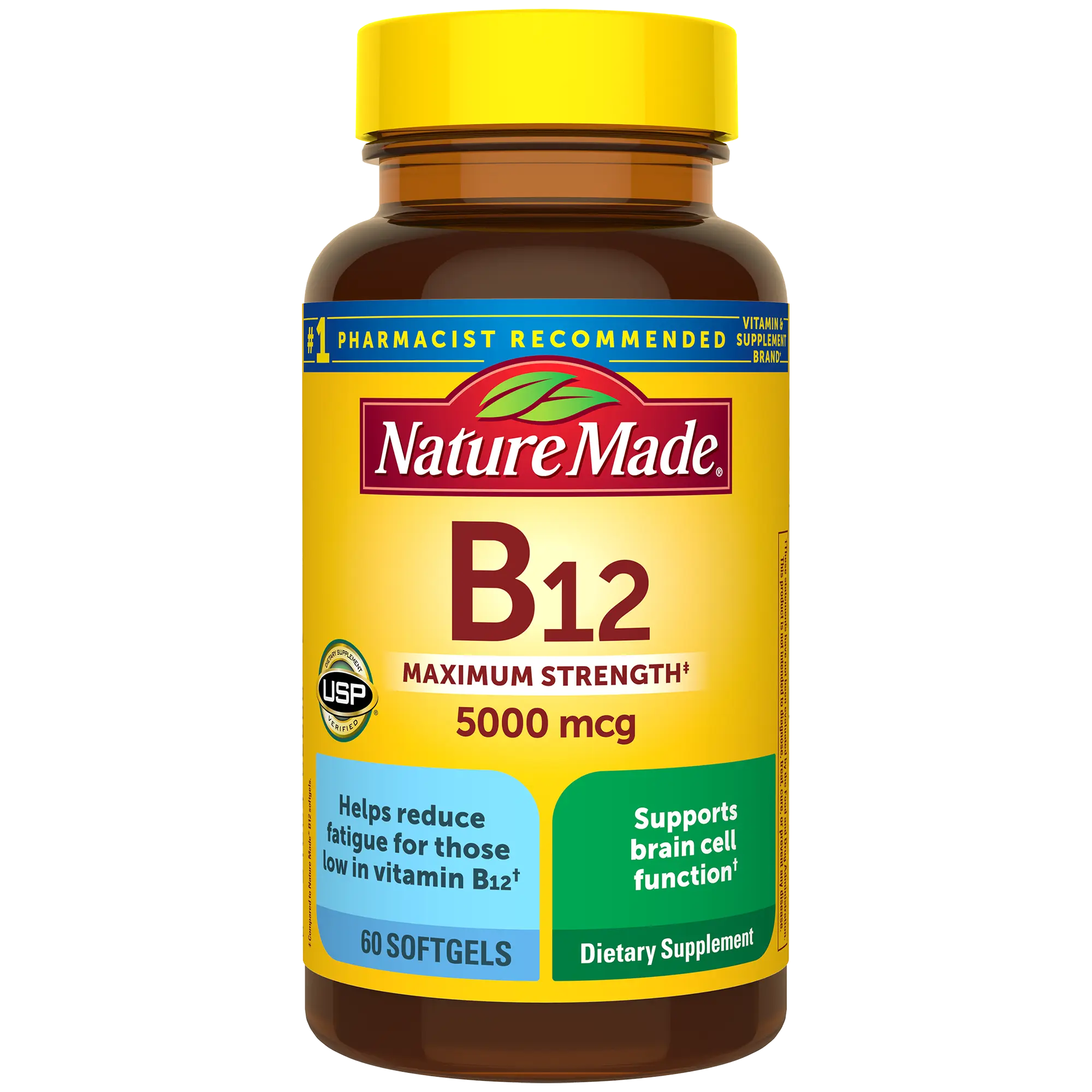 Vitamin B12 Maximum Strength 5000 mcg Softgels
