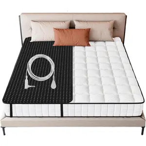 Grounding Mat for Bed, Queen Size, Brown, Faux, Spot Only, Grounding