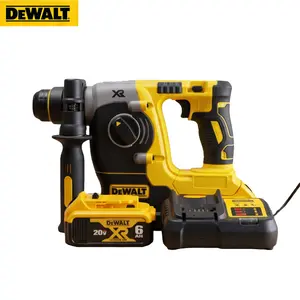 DEWALT DCH273 20V Cordless 26mm Rotary Hammer for Concrete Drilling and Wall Demolition, Designed for Heavy Duty Hole Making andChiseling, Featuring 0-950r/minVariable Speed with 0-3600/min Impact Rate and Brushless Motor for Extended Runtime Set Tool Kit