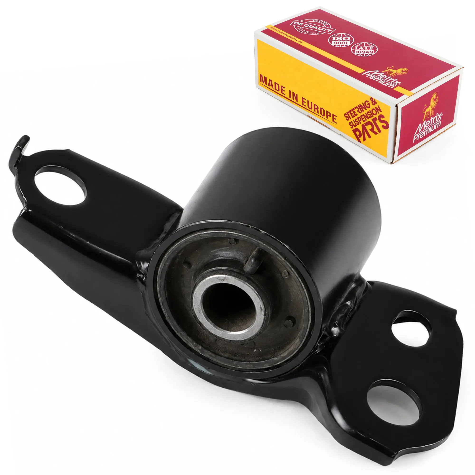 Front Left Lower Rearward Axle Support Bushing 45557MT