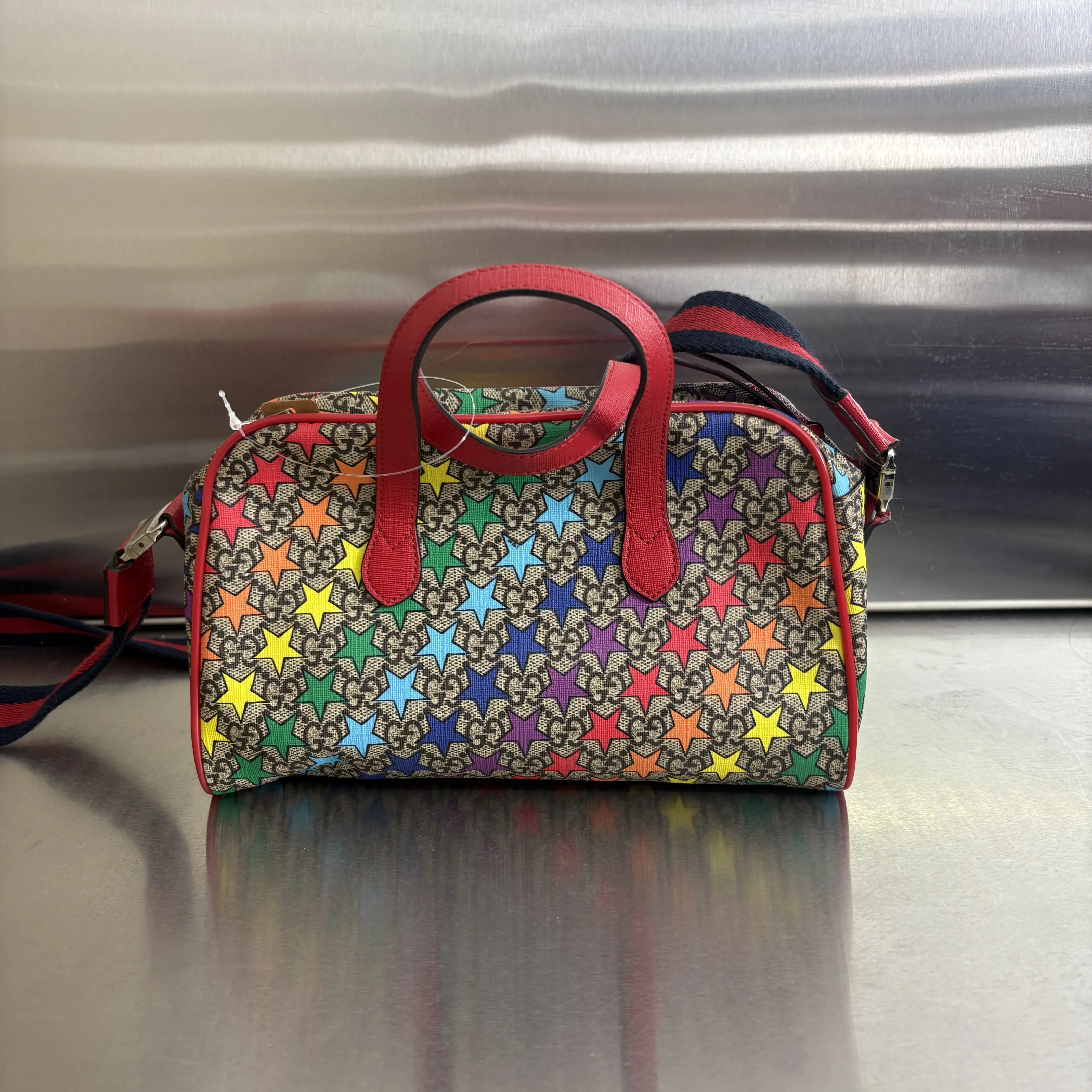 Pre-owned Canvas Crossbody Bags Gucci Supreme GG Limited Star Crossbody
