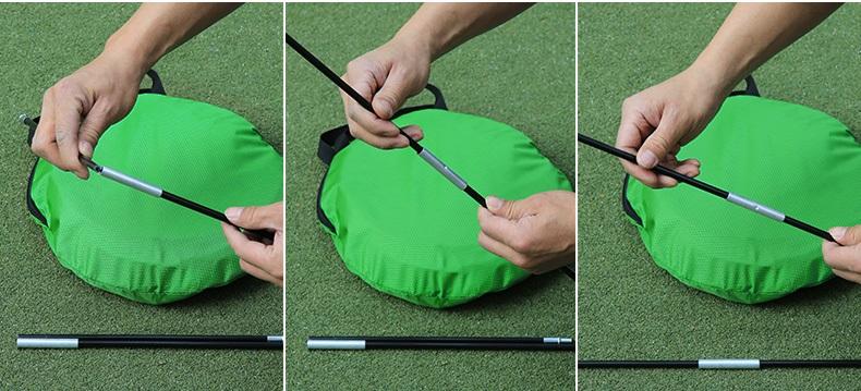 Golf cutting practice net