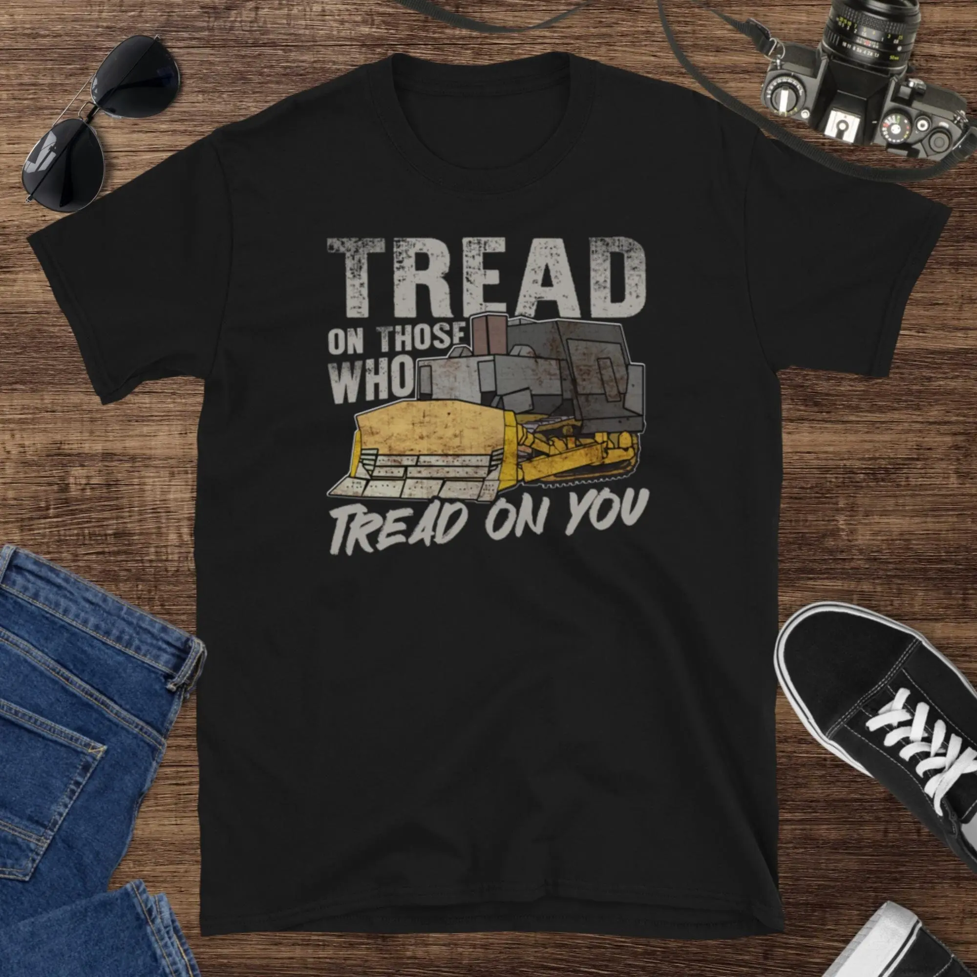 HEEMEYER DEMOLITION INC 2004 Shirt, Tread On Those Who Tread On You Tee, Marvin Heemeyer Killdozer T-Shirt, MADE IN USA