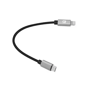 Meenova Ultra Tough & Durable iOS 15 to MicroUSB OTG Pro Cable 15cm 0.5ft for iPhone 13 Pro Max Mini,11,12, Chord Mojo2 Hugo2 Pha3 Fiio Q1 HiFi Oppo HA2 K5, iRig HD2 Camera, 8 Pin to Android Cord