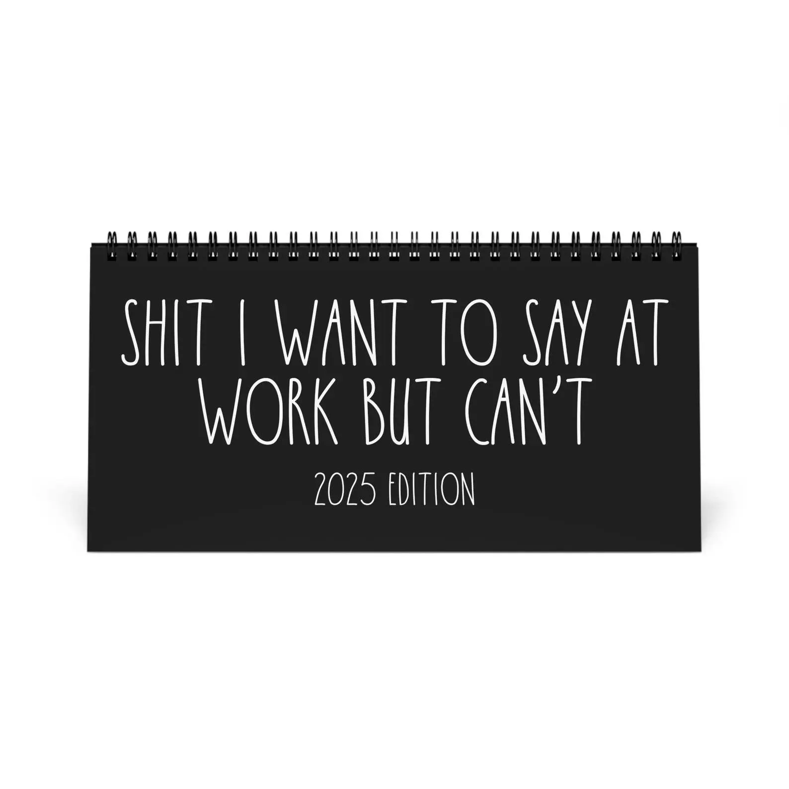Desktop Calendar, 2025 Funny Office Humor Life Hacks, White Elephant Gag Gift, Coworkers Employees Best Friend Gift, Sarcastic Desk Decor
