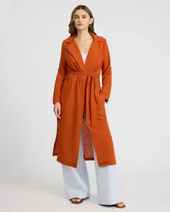 Express Lightweight Belted Midi Trench Coat