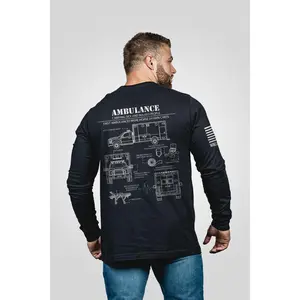 Men's Long Sleeve - Ambulance Schematic