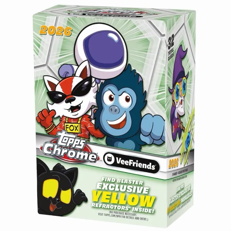 2026 Topps Chrome VeeFriends Value Blaster Box - Collectibles Trading Card