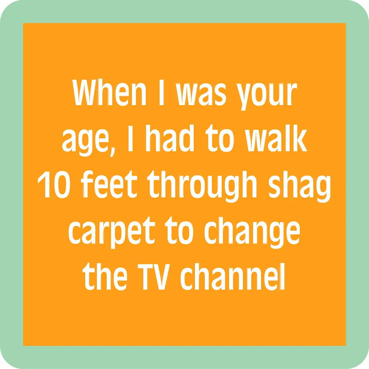 Shag Carpet Coaster