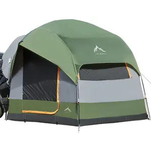 GoHimal SUV Tent for Camping, Waterproof PU3000mm Spacious Double Layer Design for 5-8 Person, Includes Rainfly and Storage Bag, 8FT L x 8FT W x 7.2FT H