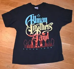 1980's The ALLMAN BROTHERS Band vintage concert 1990 Tour rare original rock band music tee t-shirt