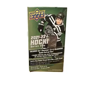 Upper Deck 2021-22 Hockey Series 2 Exclusive Box - 1 Oversized Young Guns Rookie Card Per Box, New Rookie Threads Retro Memorabilia Inserts, Oversized Rookie Card