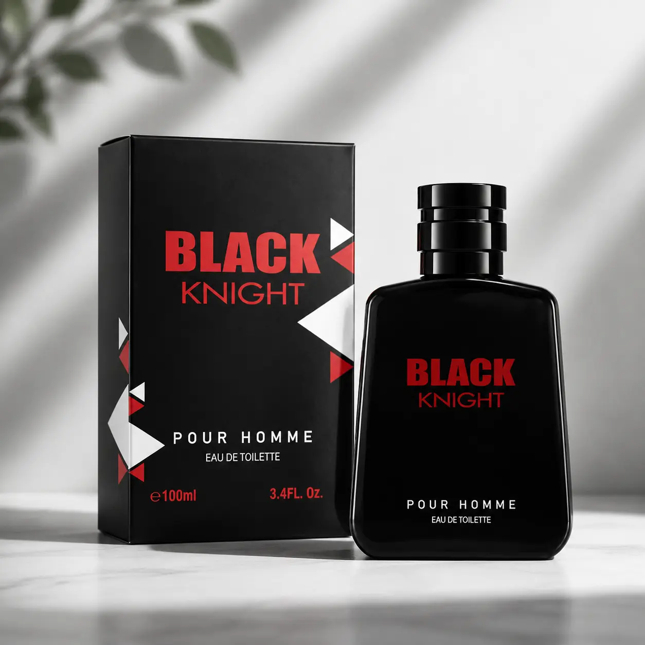 BLACK KNIGHT Men's perfume EDT 100ml, Long Lasting Perfumes for Men and Women, Classic Gentlemen Scent, Woody Fougere Unisex Fragrance, Clean summer citrus frag Natural Spray,Fresh Herbal, Ideal Gift for Boyfriend, Daily Business Dating