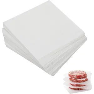 Parchment Paper Squares, 4x4 Inch, Set of 300, Small Hamburger Patty Paper/Nonstick Precut Square Baking Parchment for Separating Small Burger Patty, Cookies & Other Foods, or Baking & Candy Wrapper Bakeware Utensils
