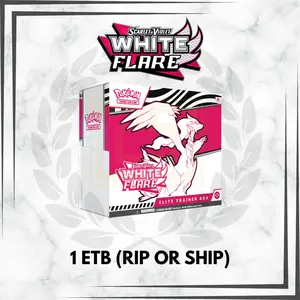Pokemon TCG - White Flare Elite Trainer Box Boosters