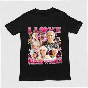 I Love Older Women t-shirt - Orbital Clothing Graphic Tee Unisex T-Shirt