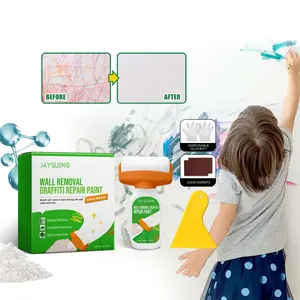 JAYSUING Wall Dye Stain Remover Paint Home Self-Painting Wall Repair Paint for Graffiti Covering