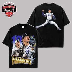 [X-26] Yamamoto Yoshinobu For Dodger Nation High-Quality 100% Cotton T-Shirt (Made In US), LA Baseball Fans Shirt, Baseball Game Day Outfits, Gift For Baseball Kids Fans, Baseball Graphic Tee