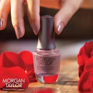 Morgan Taylor Must Have Mauve - Deep Mauve Pink, Professional Lacquer, Vibrant, Chip-Resistant, Fast-Drying, Long-Lasting, High-Shine, Perfect for Manicures & Pedicure, 15mL.