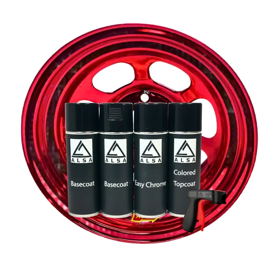 Alsa Red Chrome Paint Kit (30 sq ft of chrome)