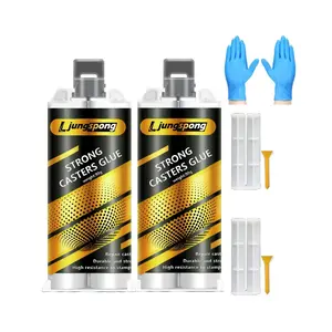 2PCS Casting Glue With Tools High Temperature Resistant Welding Glue Water Electric Welding Glue With Tools Strong Glue Waterproof Anti-clogging Sticky Stainless Steel Fuel Iron  Leakage Repair Glue
