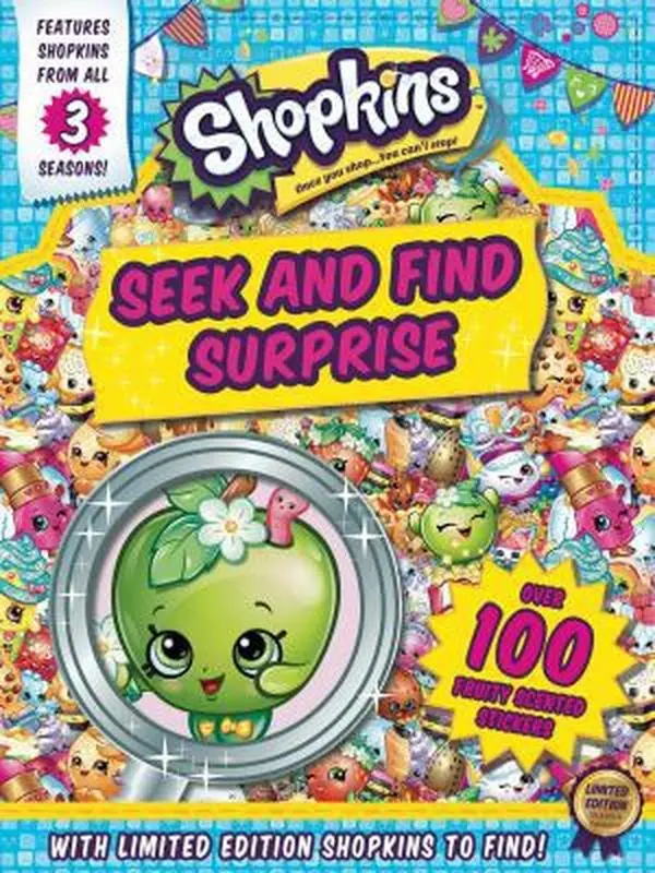 USED Book - Shopkins Seek and Find Surprise by Little Bee Books (Paperback) - english