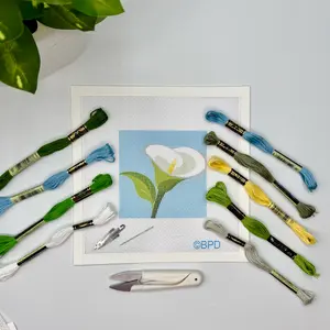 Calla Lily Needlepoint Kit