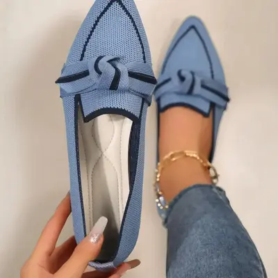 Womens Pointed Toe Ballet Flat TikTok Shop