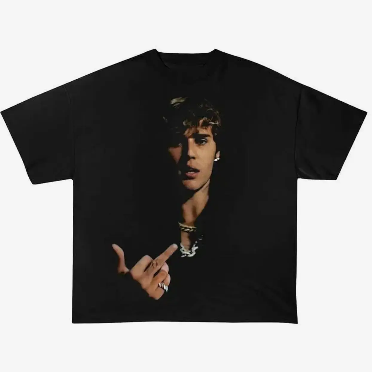 Justin Swag Vintage Graphic T-Shirt, Y2K Pop Star Retro Tee, Vintage Music Fan Shirt, Nostalgic Concert Outfit, Casual Fan Merchandise Gift
