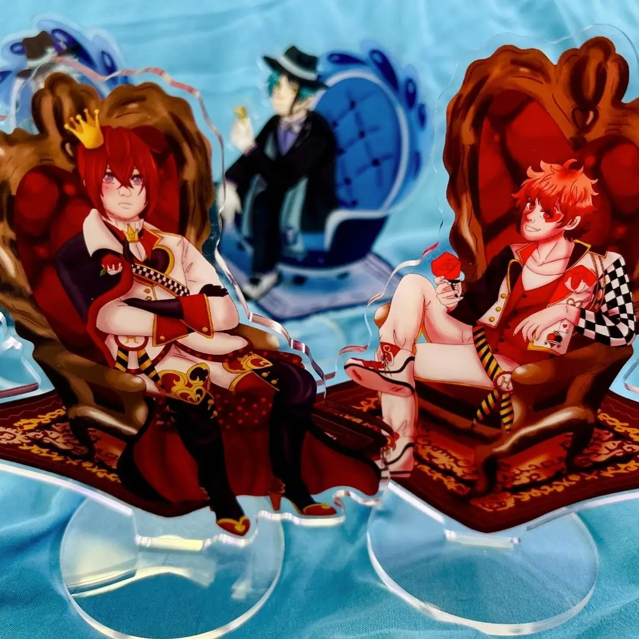 2 Styles Twisted Wonderland Heartsabyul Riddle Rosehearts Cater Diamond Acrylic Standee