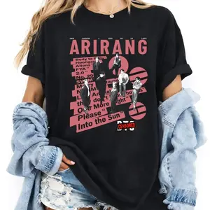 Arirang World Tour Shirt, Bangtan 2026 Concert Tee, Merch Gift for Kpop Fan 7GV