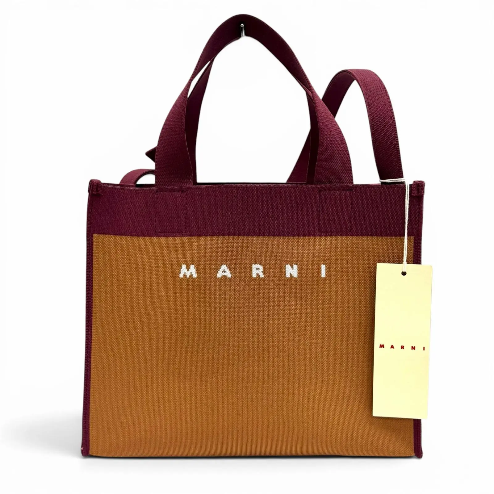 Pre-owned MARNI Polyester Tote Bags Logo Jacquard 2way Tote Bag