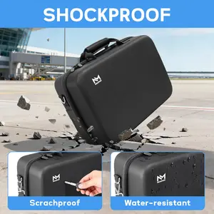 Carrying Case, Hard Shell Travel Bag for Slim & Standard, Waterproof Shockproof Portable Storage for Console, Controllers, Headset, Game Discs & Accessories, Essential Gift for Gamers