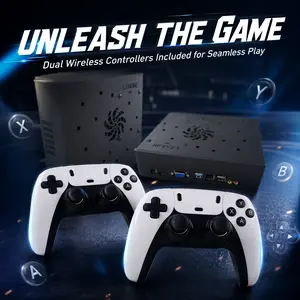 Upgrade Version Retro Pixel Gaming Console, TV Game Box with HDMI Output, Wireless Controller, Plug-and-Play Function, Kids-Friendly Games That Encourages Creativity
