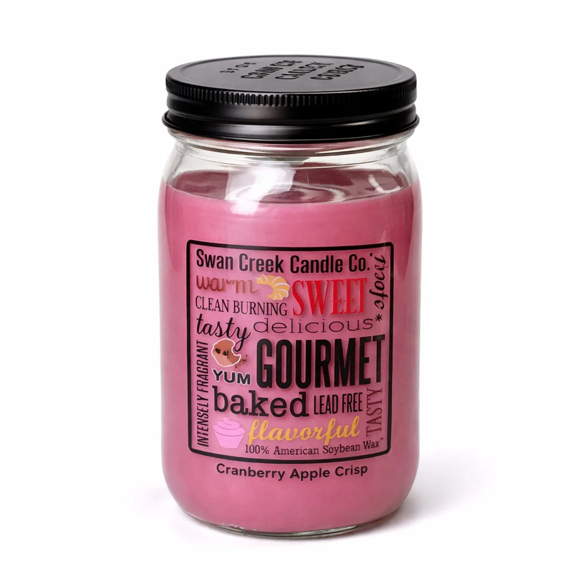 Cranberry Apple Crisp Pantry Jar Soy Candle