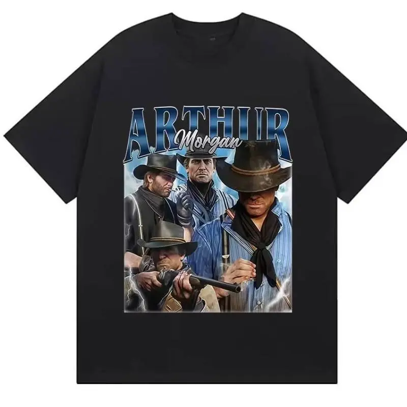 Red Dead Redemption II Arthur Morgan Van der Linde Gang Gift For Fans T Shirt QO30702